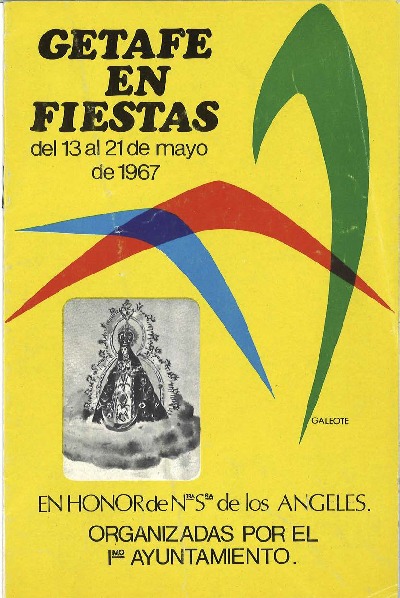 Fiestas patronales en honor a Nuestra Señora de los Ángeles 1967 Getafe
